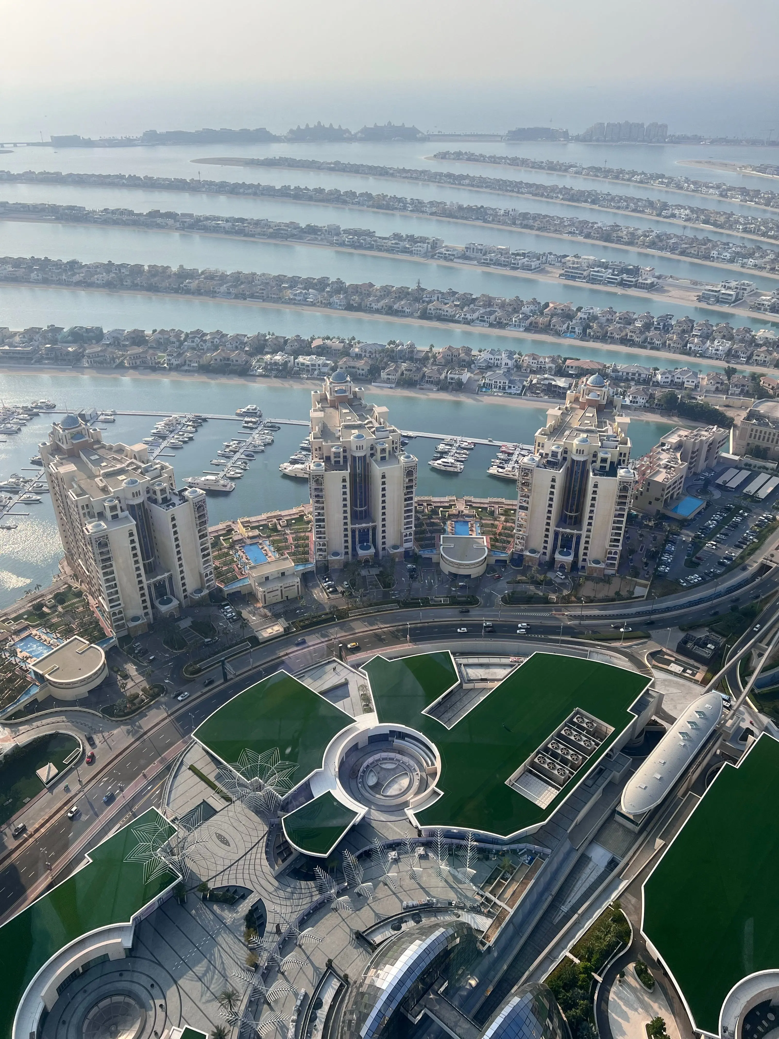 Dubai, UAE, Jumeirah palm road, Palm West Beach,apartments,buildings